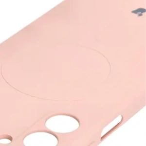 Kup Silikonowe etui z pierścieniem magnetycznym Bizon Case Silicone Magnetic Sq do Samsung Galaxy A16 4G / 5G jasnoróżowe - BIZ8365 - {ean13} - Sklep Home Screen