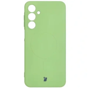 Kup Silikonowe etui z pierścieniem magnetycznym Bizon Case Silicone Magnetic Sq do Samsung Galaxy A16 4G / 5G jasnozielone - BIZ8366 - {ean13} - Sklep Home Screen
