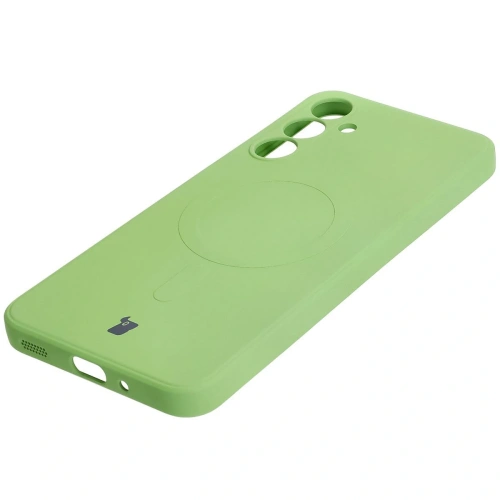 Kup Bizon Case Silicone Magnetic Sq Samsung Galaxy A16 4G / 5G világos zöld - BIZ8366 - {ean13} - Sklep Home Screen