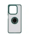 Kup Bizon Case Hybrid Ring Xiaomi Redmi Note 14 5G fumurie cu un cadru verde închis - BIZ8369 - {ean13} - Sklep Home Screen