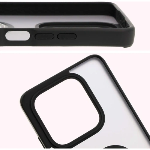 Kup Etui z uchwytem na palec Bizon Case Hybrid Ring do Xiaomi Redmi Note 14 5G przydymione z czarną ramką - BIZ8370 - {ean13} - Sklep Home Screen