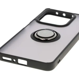 Kup Bizon Case Hybrid Ring Xiaomi Redmi Note 14 5G fumuriu cu un cadru negru - BIZ8370 - {ean13} - Sklep Home Screen
