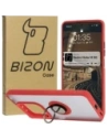 Kup Etui z uchwytem na palec Bizon Case Hybrid Ring do Xiaomi Redmi Note 14 5G przydymione z czerwoną ramką - BIZ8371 - {ean13} - Sklep Home Screen