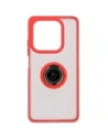 Buy Bizon Case Hybrid Ring Xiaomi Redmi Note 14 5G smoky with a red frame - BIZ8371 - {ean13} - Home Screen Store Europe