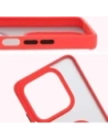 Buy Bizon Case Hybrid Ring Xiaomi Redmi Note 14 5G smoky with a red frame - BIZ8371 - {ean13} - Home Screen Store Europe