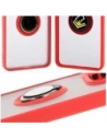 Buy Bizon Case Hybrid Ring Xiaomi Redmi Note 14 5G smoky with a red frame - BIZ8371 - {ean13} - Home Screen Store Europe