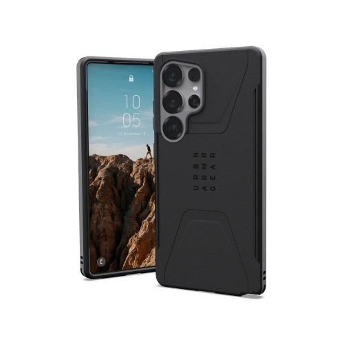 Buy UAG Urban Armor Gear Civilian Pro Samsung Galaxy S25 Ultra 5G with built-in magnetic module (black) - UAG1485 - {ean13} - Home Screen Store Europe