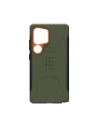 UAG Urban Armor Gear Civilian Pro Samsung Galaxy S25 Ultra 5G cu modul magnetic încorporat (oliv/portocalie)