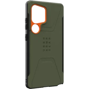 Kup UAG Urban Armor Gear Civilian Pro Samsung Galaxy S25 Ultra 5G beépített mágneses modulal (olíva/narancs) - UAG1486 - {ean13} - Sklep Home Screen