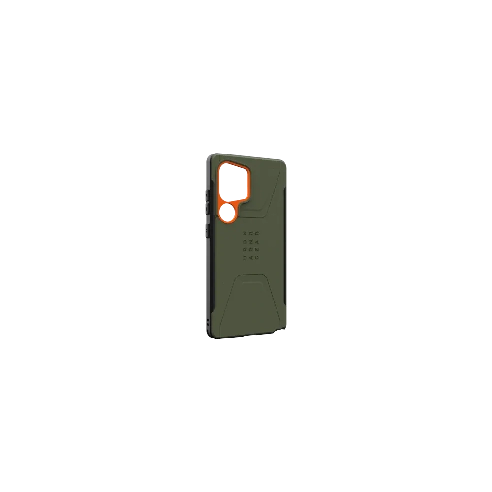 Etui UAG Urban Armor Gear Civilian Pro Samsung Galaxy S25 Ultra 5G z wbudowanym modułem magnetycznym (olive/orange)