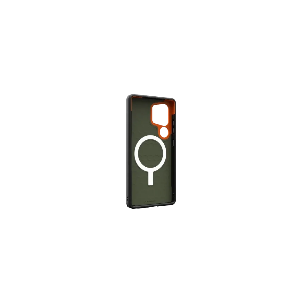 Etui UAG Urban Armor Gear Civilian Pro Samsung Galaxy S25 Ultra 5G z wbudowanym modułem magnetycznym (olive/orange)