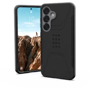 Kup Etui UAG Urban Armor Gear Civilian Pro Samsung Galaxy S25 5G z wbudowanym modułem magnetycznym (black) - UAG1488 - {ean13} - Sklep Home Screen