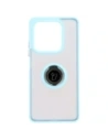 Kup Bizon Case Hybrid Ring Xiaomi Redmi Note 14 5G fumuriu cu un cadru de culoare albastră deschisă - BIZ8373 - {ean13} - Sklep Home Screen