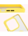Kup Etui z uchwytem na palec Bizon Case Hybrid Ring do Xiaomi Redmi Note 14 5G przydymione z żółtą ramką - BIZ8374 - {ean13} - Sklep Home Screen