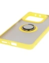 Kup Bizon Case Hybrid Ring Xiaomi Redmi Note 14 5G fumuriu cu un cadru galben - BIZ8374 - {ean13} - Sklep Home Screen