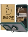 Kup Etui z uchwytem na palec Bizon Case Hybrid Ring do Xiaomi Redmi Note 14 Pro Plus 5G kouřové s tmavě zeleným rámečkem - BIZ8375 - {ean13} - Sklep Home Screen