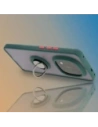 Kup Etui z uchwytem na palec Bizon Case Hybrid Ring do Xiaomi Redmi Note 14 Pro Plus 5G kouřové s tmavě zeleným rámečkem - BIZ8375 - {ean13} - Sklep Home Screen