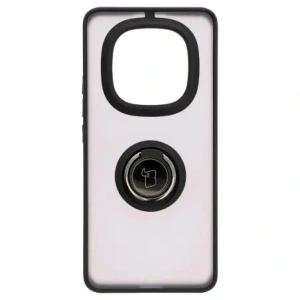 Kup Bizon Case Hybrid Ring Xiaomi Redmi Note 14 Pro Plus 5G fumurii cu un cadru negru - BIZ8376 - {ean13} - Sklep Home Screen