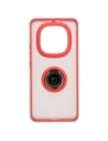 Buy Bizon Case Hybrid Ring Xiaomi Redmi Note 14 Pro Plus 5G smoky with a red frame - BIZ8377 - {ean13} - Home Screen Store Europe