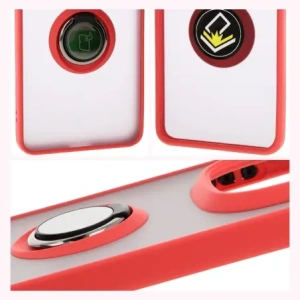 Kup Bizon Case Hybrid Ring Xiaomi Redmi Note 14 Pro Plus 5G fumuriu cu un cadru roșu - BIZ8377 - {ean13} - Sklep Home Screen