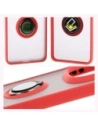 Buy Bizon Case Hybrid Ring Xiaomi Redmi Note 14 Pro Plus 5G smoky with a red frame - BIZ8377 - {ean13} - Home Screen Store Europe