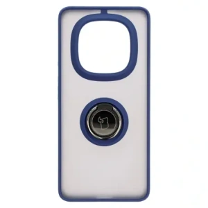 Kup Bizon Case Hybrid Ring Xiaomi Redmi Note 14 Pro Plus 5G fumuriu cu un cadru albastru închis - BIZ8378 - {ean13} - Sklep Home Screen
