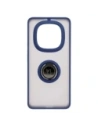 Kup Bizon Case Hybrid Ring Xiaomi Redmi Note 14 Pro Plus 5G fumuriu cu un cadru albastru închis - BIZ8378 - {ean13} - Sklep Home Screen