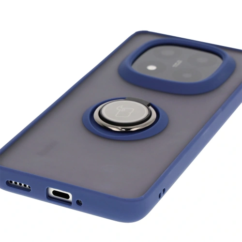 Kup Bizon Case Hybrid Ring Xiaomi Redmi Note 14 Pro Plus 5G füstös sötétkék kerettel - BIZ8378 - {ean13} - Sklep Home Screen