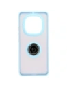 Kup Bizon Case Hybrid Ring Xiaomi Redmi Note 14 Pro Plus 5G fumuriu cu un cadru albastru deschis - BIZ8379 - {ean13} - Sklep Home Screen