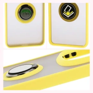 Kup Bizon Case Hybrid Ring Xiaomi Redmi Note 14 Pro Plus 5G fumuriu cu un cadru galben - BIZ8380 - {ean13} - Sklep Home Screen
