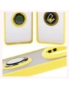 Buy Bizon Case Hybrid Ring Xiaomi Redmi Note 14 Pro Plus 5G smoky with a yellow frame - BIZ8380 - {ean13} - Home Screen Store Europe