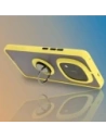 Buy Bizon Case Hybrid Ring Xiaomi Redmi Note 14 Pro Plus 5G smoky with a yellow frame - BIZ8380 - {ean13} - Home Screen Store Europe