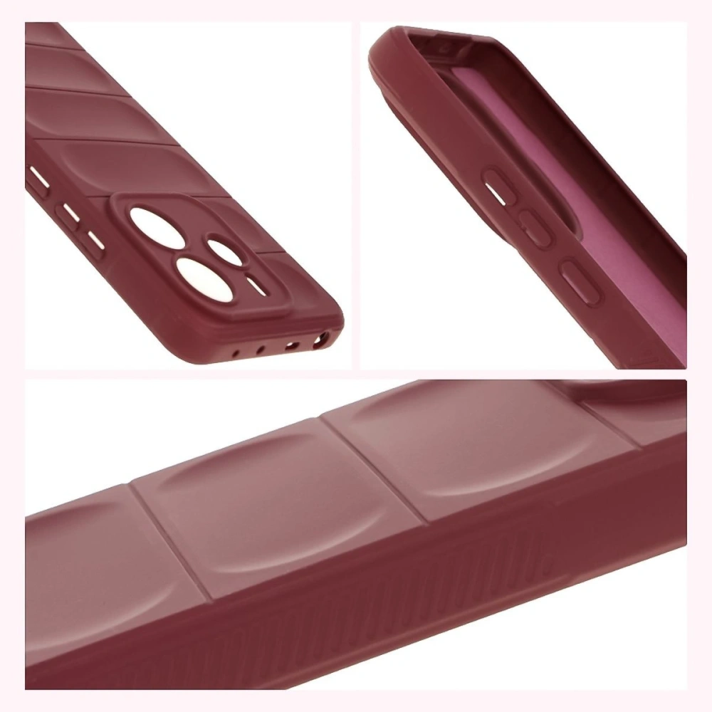 Pancerne etui Bizon Case Tur do Xiaomi Redmi Note 14 5G ciemnofioletowe