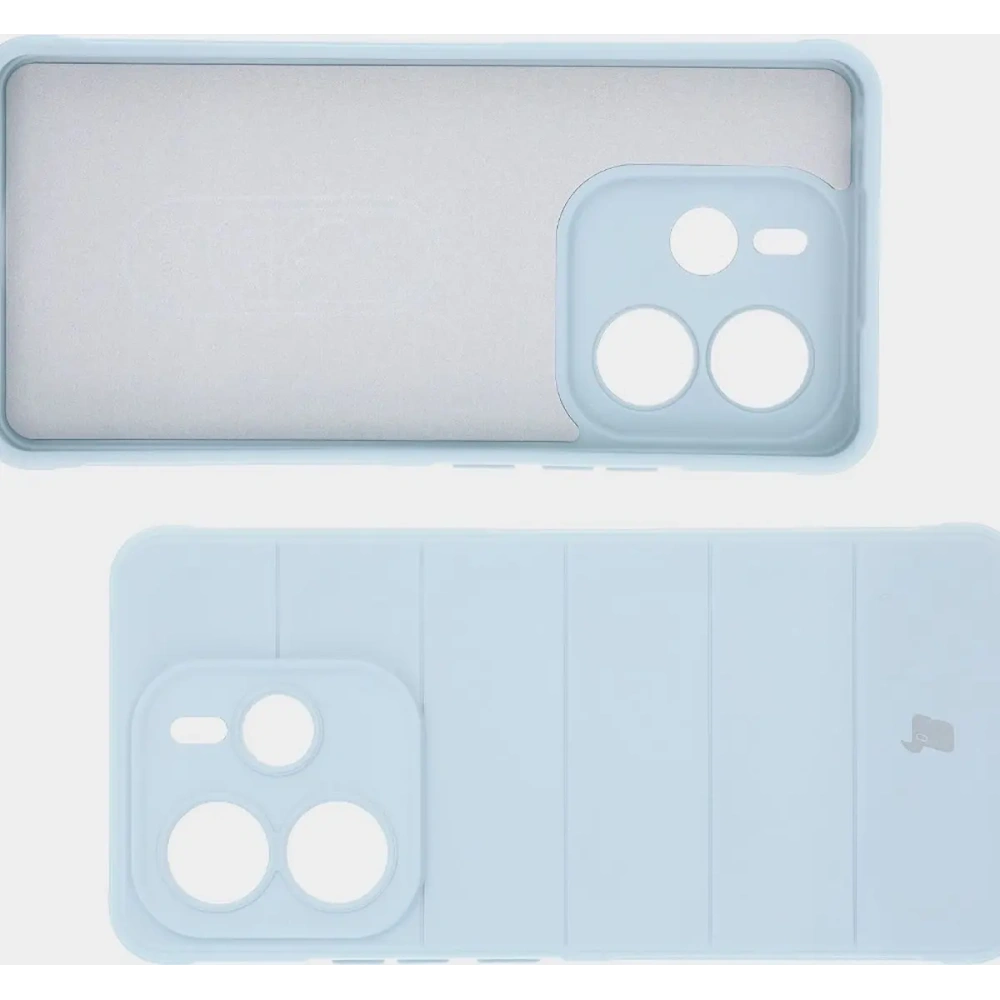 Pancerne etui Bizon Case Tur do Xiaomi Redmi Note 14 5G jasnoniebieskie