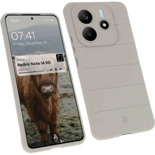 Kup Bizon Case Tur Xiaomi Redmi Note 14 5G gri deschis - BIZ8386 - {ean13} - Sklep Home Screen