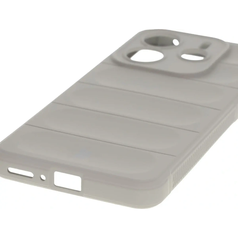 Pancerne etui Bizon Case Tur do Xiaomi Redmi Note 14 5G jasnoszare