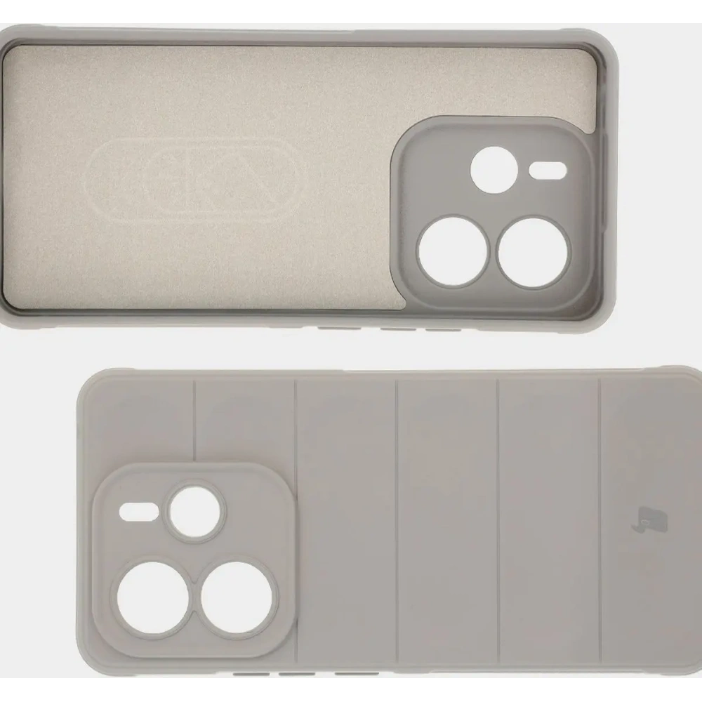 Pancerne etui Bizon Case Tur do Xiaomi Redmi Note 14 5G jasnoszare