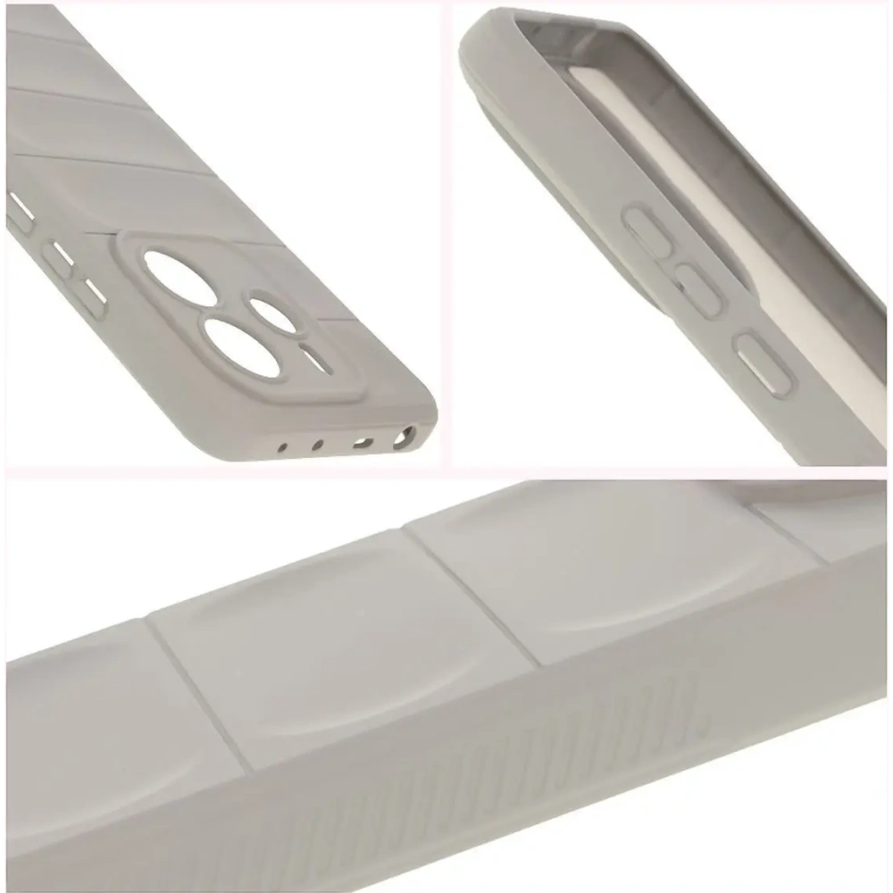 Pancerne etui Bizon Case Tur do Xiaomi Redmi Note 14 5G jasnoszare