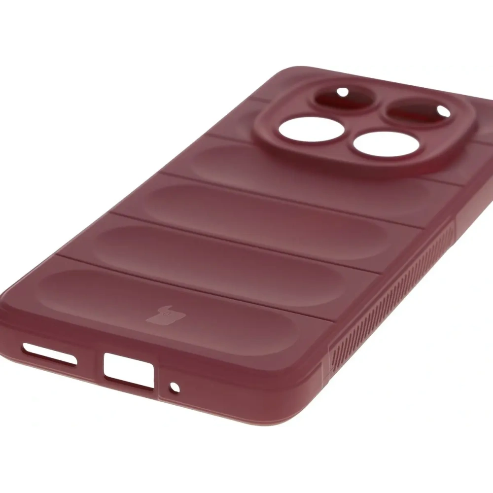 Pancerne etui Bizon Case Tur do Xiaomi Redmi Note 14 Pro 5G / Poco X7 ciemnofioletowe