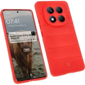 Kup Bizon Case Tur Xiaomi Redmi Note 14 Pro 5G / Poco X7 roșu - BIZ8389 - {ean13} - Sklep Home Screen
