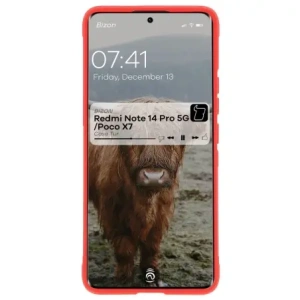 Kup Bizon Case Tur Xiaomi Redmi Note 14 Pro 5G / Poco X7 roșu - BIZ8389 - {ean13} - Sklep Home Screen