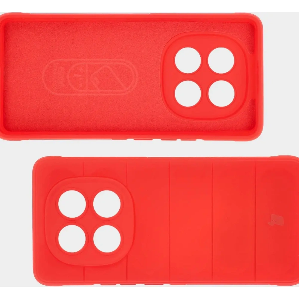 Pancerne etui Bizon Case Tur do Xiaomi Redmi Note 14 Pro 5G / Poco X7 czerwone