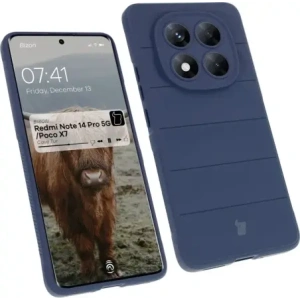 Kup Bizon Case Tur Xiaomi Redmi Note 14 Pro 5G / Poco X7 albastru marin - BIZ8390 - {ean13} - Sklep Home Screen