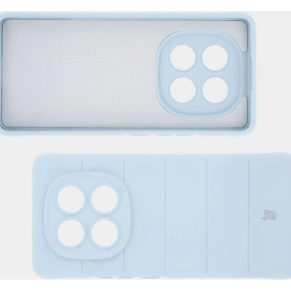 Pancerne etui Bizon Case Tur do Xiaomi Redmi Note 14 Pro 5G / Poco X7 jasnoniebieskie