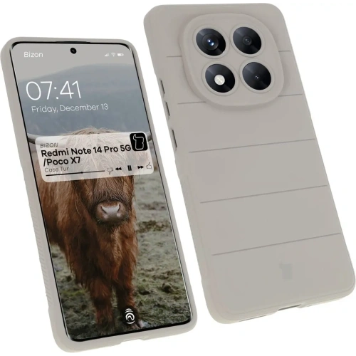 Kup Bizon Case Tur Xiaomi Redmi Note 14 Pro 5G / Poco X7 világosszürke - BIZ8392 - {ean13} - Sklep Home Screen