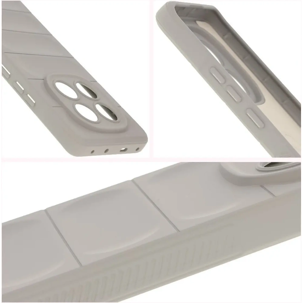 Pancerne etui Bizon Case Tur do Xiaomi Redmi Note 14 Pro 5G / Poco X7 jasnoszare