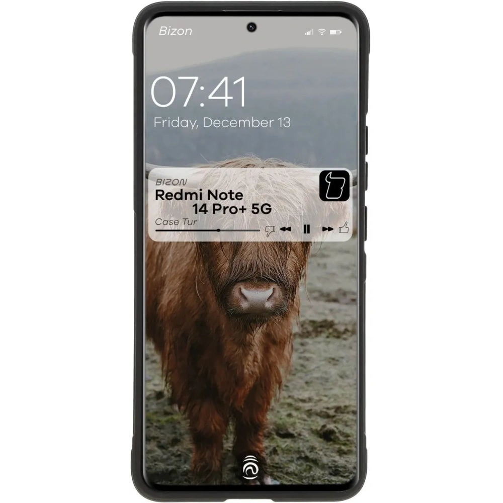 Pancerne etui Bizon Case Tur do Xiaomi Redmi Note 14 Pro Plus 5G czarne