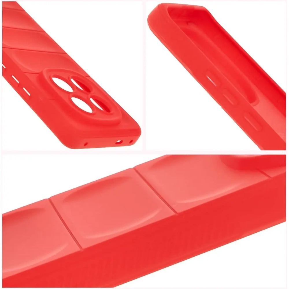 Pancerne etui Bizon Case Tur do Xiaomi Redmi Note 14 Pro Plus 5G czerwone