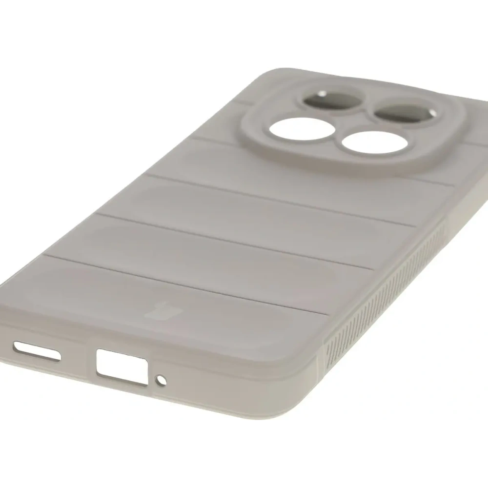 Pancerne etui Bizon Case Tur do Xiaomi Redmi Note 14 Pro Plus 5G jasnoszare