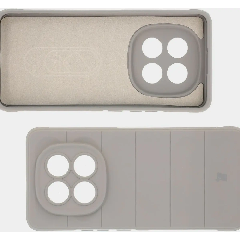 Pancerne etui Bizon Case Tur do Xiaomi Redmi Note 14 Pro Plus 5G jasnoszare